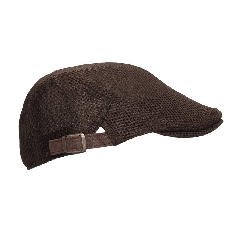 WITHMOONS Ivy Cap Summer Mesh Newsboy Irish Golf Hats MZ30038 (Mesh_Brown) - Image 2